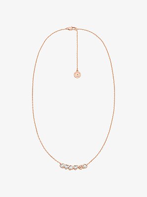 Cubic Zirconia Hearts Necklace