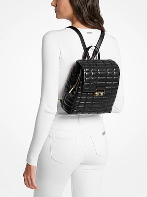 Mochila em pele acolchoada Tribeca pequena