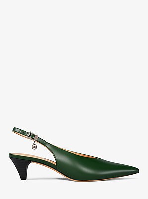 Tonya Leather Slingback Pump