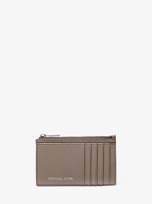 Cooper Slim Pebbled Leather Zip Wallet