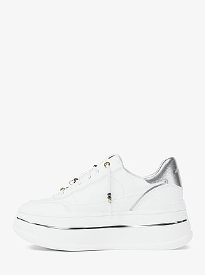 Hayes Embellished Leather Platform Sneaker