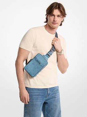 Cooper Medium Suede Sling Pack