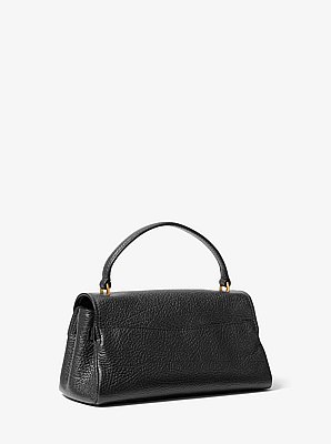 Hamilton Moderne Extra-Small Textured Leather Slouchy Crossbody Bag