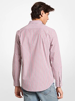 Striped Stretch Cotton Shirt
