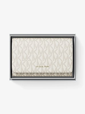 Cartera Jet Set grande con logotipo