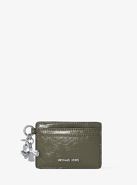 Jet Set Travel Large Card Case With Charm 