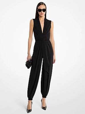 Matte Jersey Sarouel Jumpsuit 