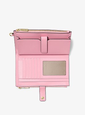 Grande pochette-bracelet Jet Set ombr&eacute;e &agrave; logo Signature in &OElig;ILLET | Michael Kors image number 1