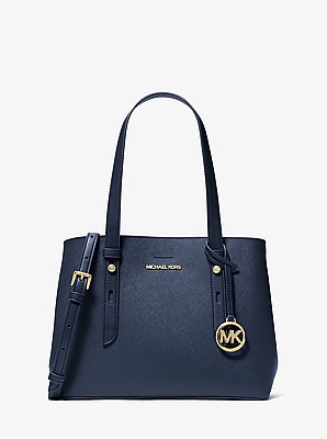 Mel Small Saffiano Leather Tote Bag