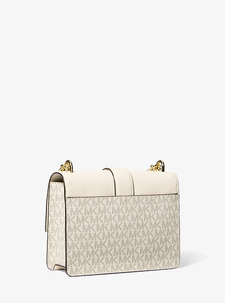 Greenwich Small Signature Logo Shoulder Bag