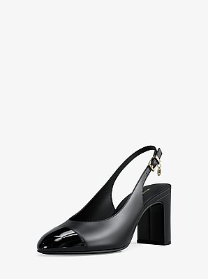 Zapato de sal&oacute;n Piper Flex de piel con tal&oacute;n descubierto