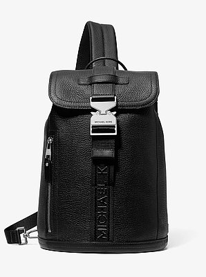 Ri&ntilde;onera bandolera Hudson tipo paracaidista de piel