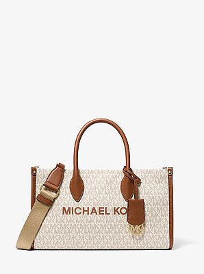 Mirella Medium Signature Logo Satchel