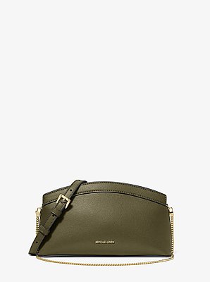 Athena Small Leather Convertible Clutch