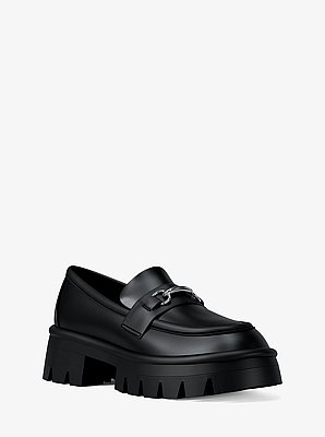Loafer Carson de piel con plataforma