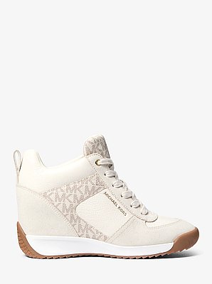 Nikko S2 Suede and Leather Wedge Trainer