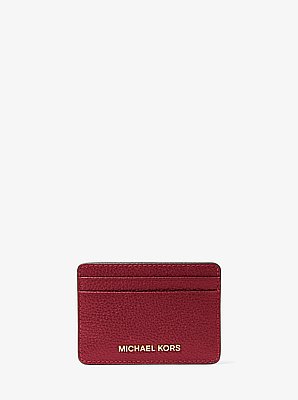Pebbled Leather Card Case