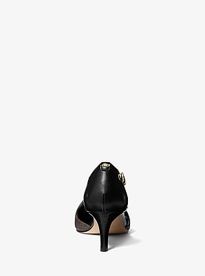 Kasia Signature Logo Kitten Pump