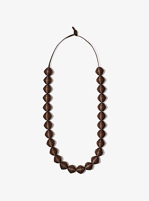 Leather Beads Necklace