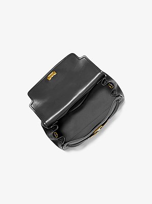 Hamilton Moderne Extra-Small Textured Leather Slouchy Crossbody Bag