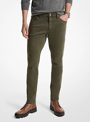 Slim-Fit Stretch Cotton Jeans