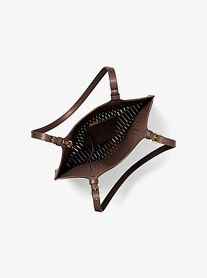 Marianne Perforated Leather Market Bag
