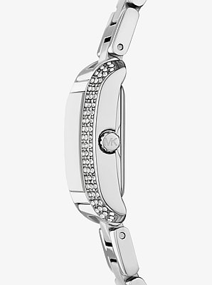 Mini Emery Silver-Tone Watch and Bracelet Gift Set