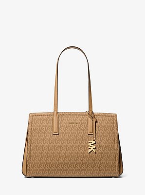 Laila Medium Signature Logo Tote Bag
