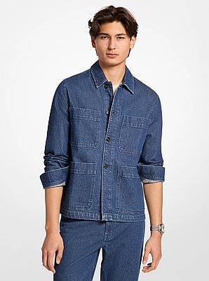 Stretch Denim Chore Jacket