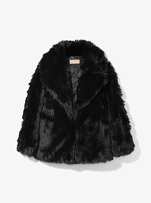 Cabanjacke aus Kunstpelz