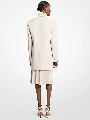 Double Crepe Sabl&eacute; Boyfriend Blazer