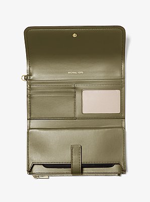 Jet Set Medium Signature Logo Convertible Wristlet