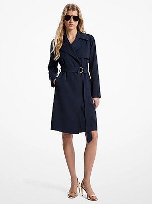 Gabardina con cintur&oacute;n