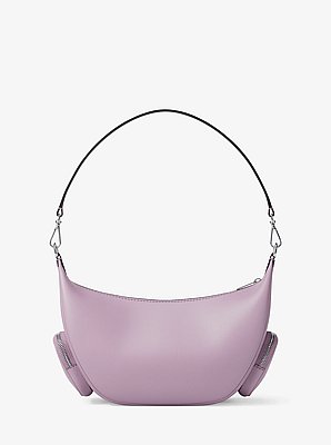 Sac &agrave; &eacute;paule convertible Merritt de taille moyenne en cuir grain&eacute;