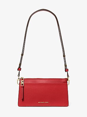 Empire Large Leather Convertible Crossbody Bag