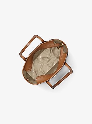 Tr&egrave;s petit sac fourre-tout convertible Eva en cuir