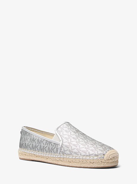 Hastings Metallic Signature Logo Espadrille