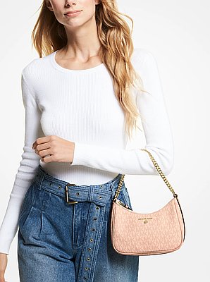 Bolso de hombro Jet Set Charm peque&ntilde;o con logotipo