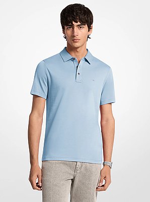 Poloshirt aus Baumwolle mit Logostickerei