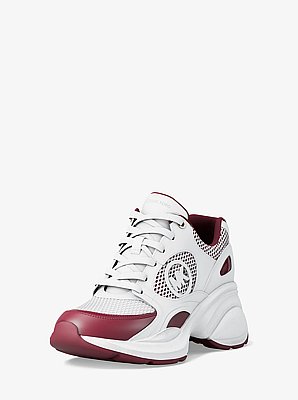 Zuma Leather and Mesh Trainer