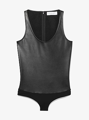 Mixed-Media Bodysuit 