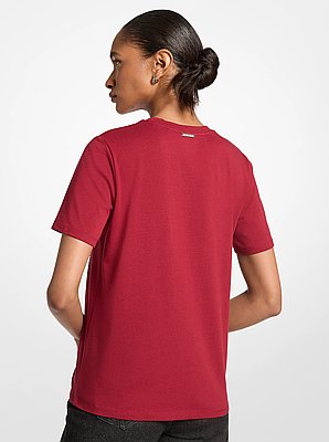 Embellished Graphic Logo T-shirt