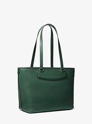 Bolso tote Jet Set Travel mediano de piel granulada