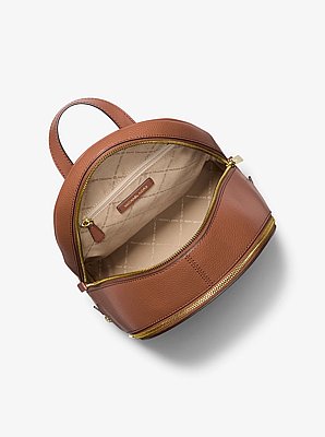 Rhea Medium Pebbled Leather Backpack
