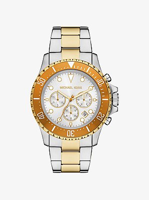 Oversized Everest Two-Tone Watch