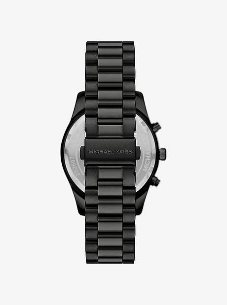 &Uuml;bergro&szlig;e Armbanduhr Lexington in Schwarz