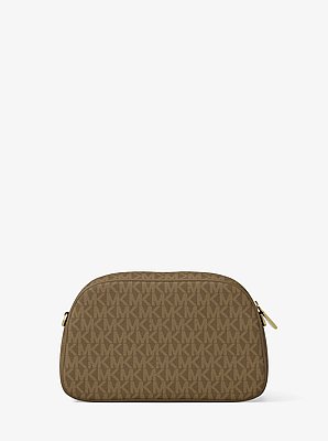 Kameratasche Jet Set Small mit Signature-Logomuster
