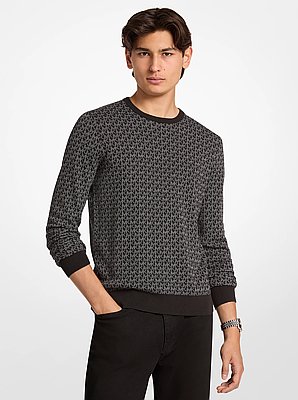 Signature Logo Cotton Sweater