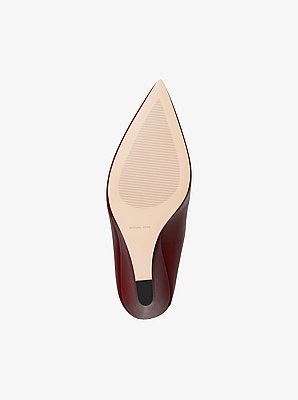 Xandra Leather Wedge Mule