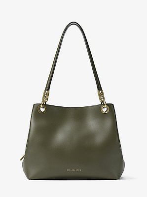 Grand cabas Kensington en cuir grain&eacute;